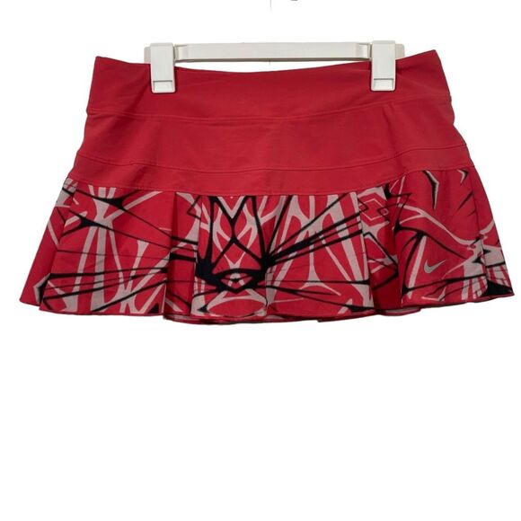 Nike Dri-Fit Patterned Pleated Tennis Activewear Skort - Picture 1 of 4
